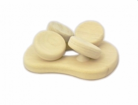 Masážní podhlavník z osiky